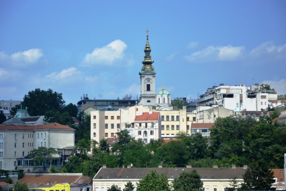 chiesa, tetti, centro