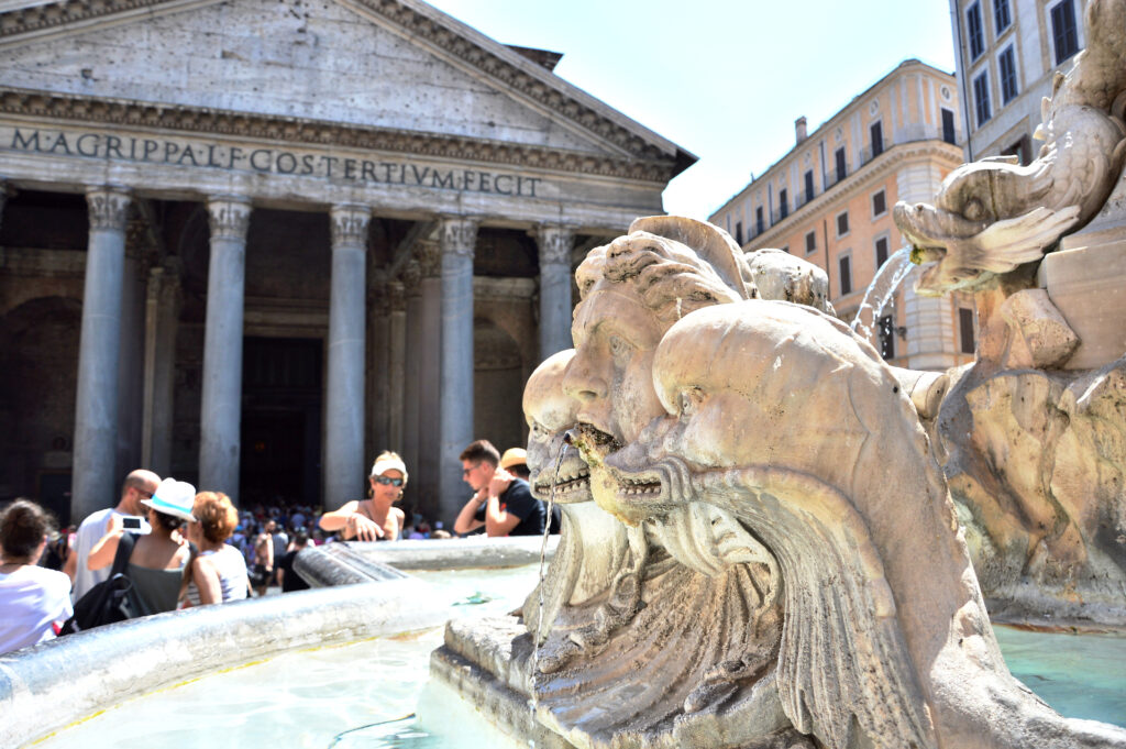 fontana, pantheon