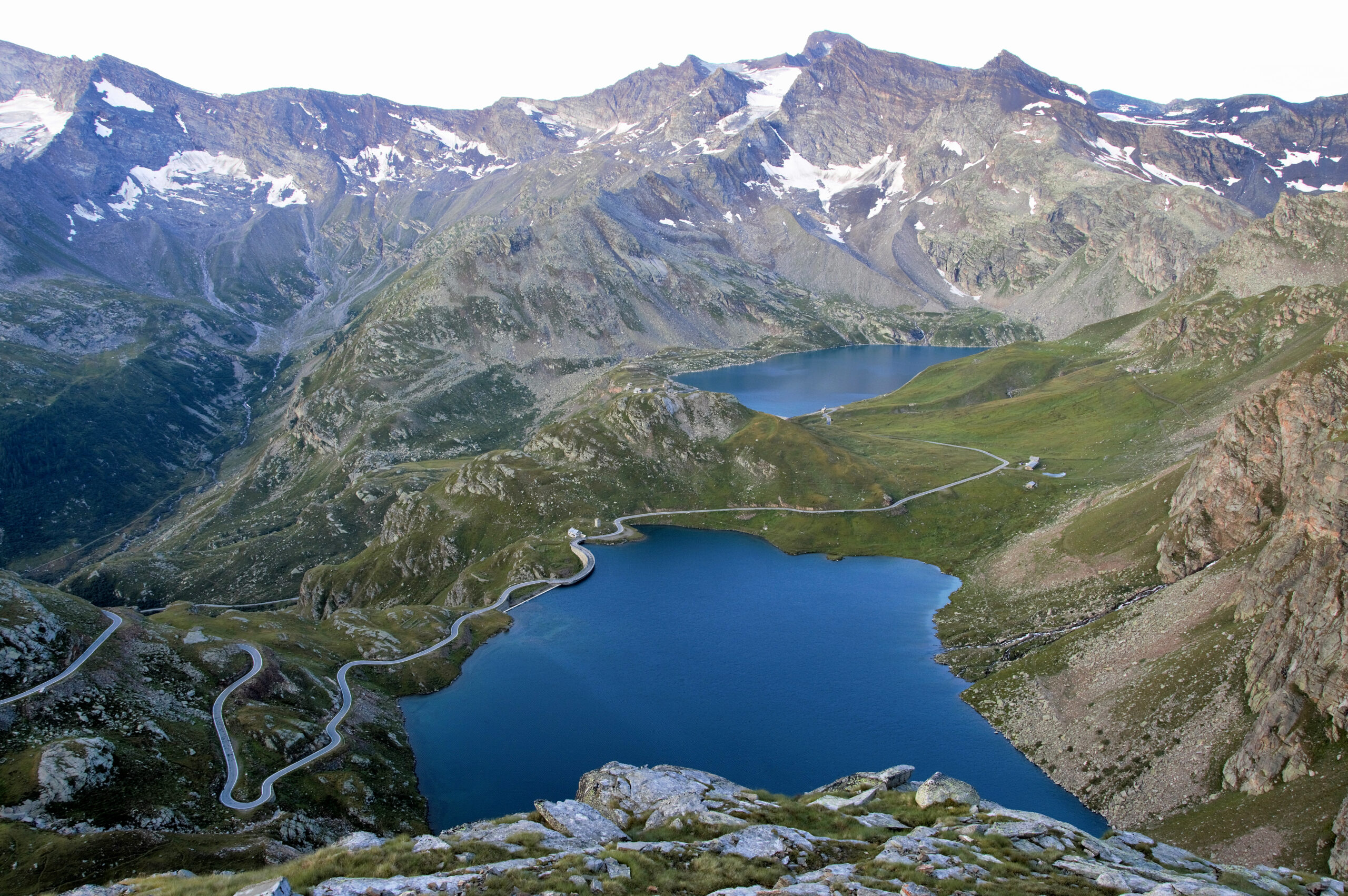 lago, montagna, ghiacciaio