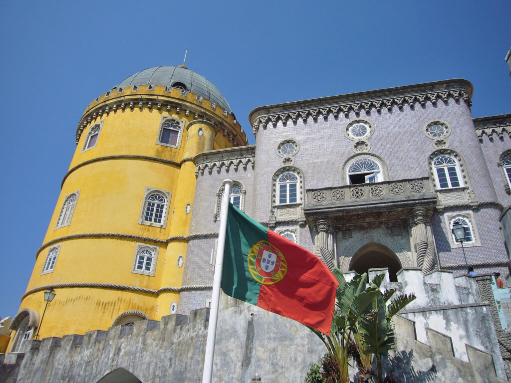 palazzo, sintra, colori