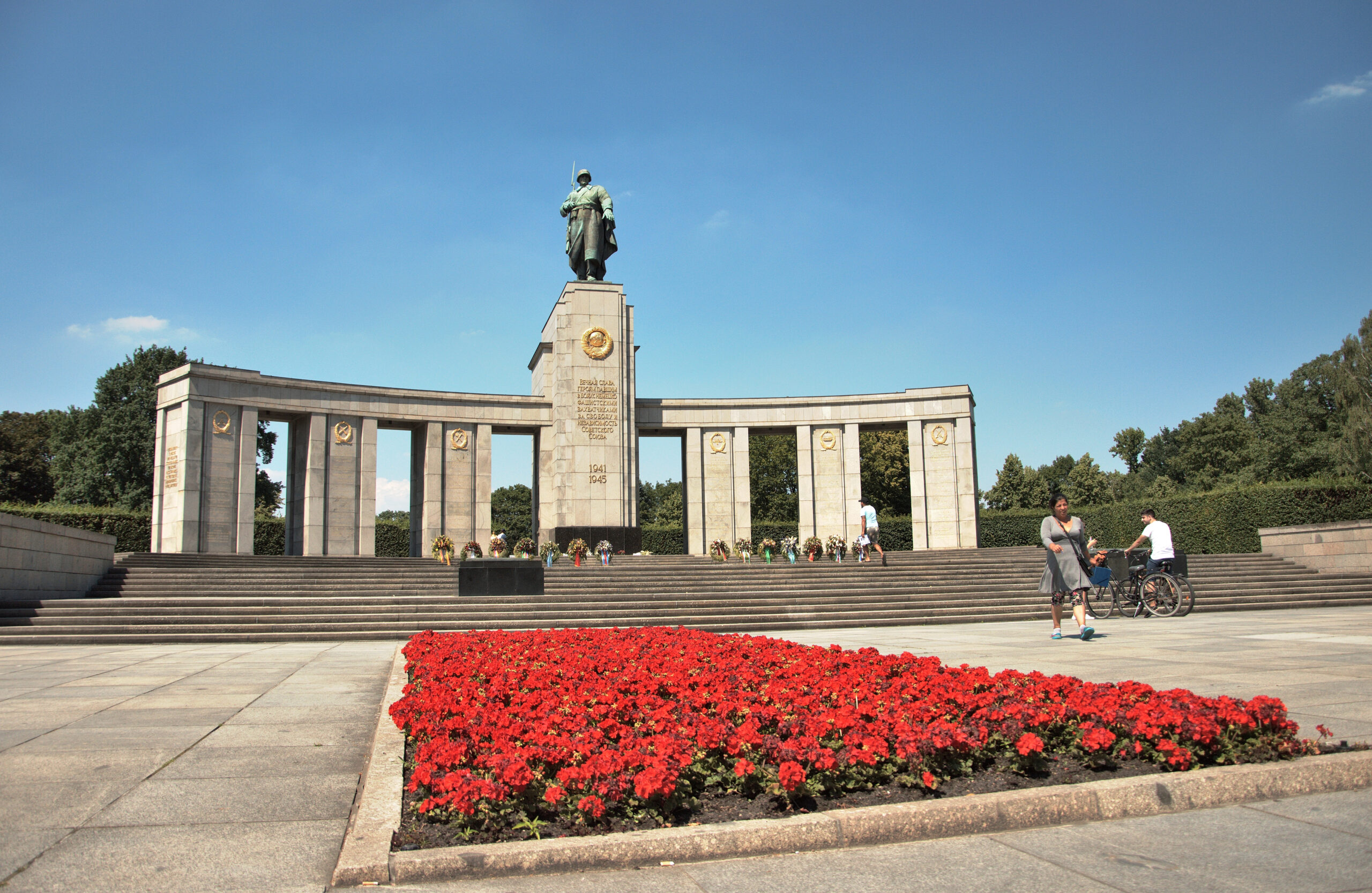 parco, soldato, memoriale, berlino