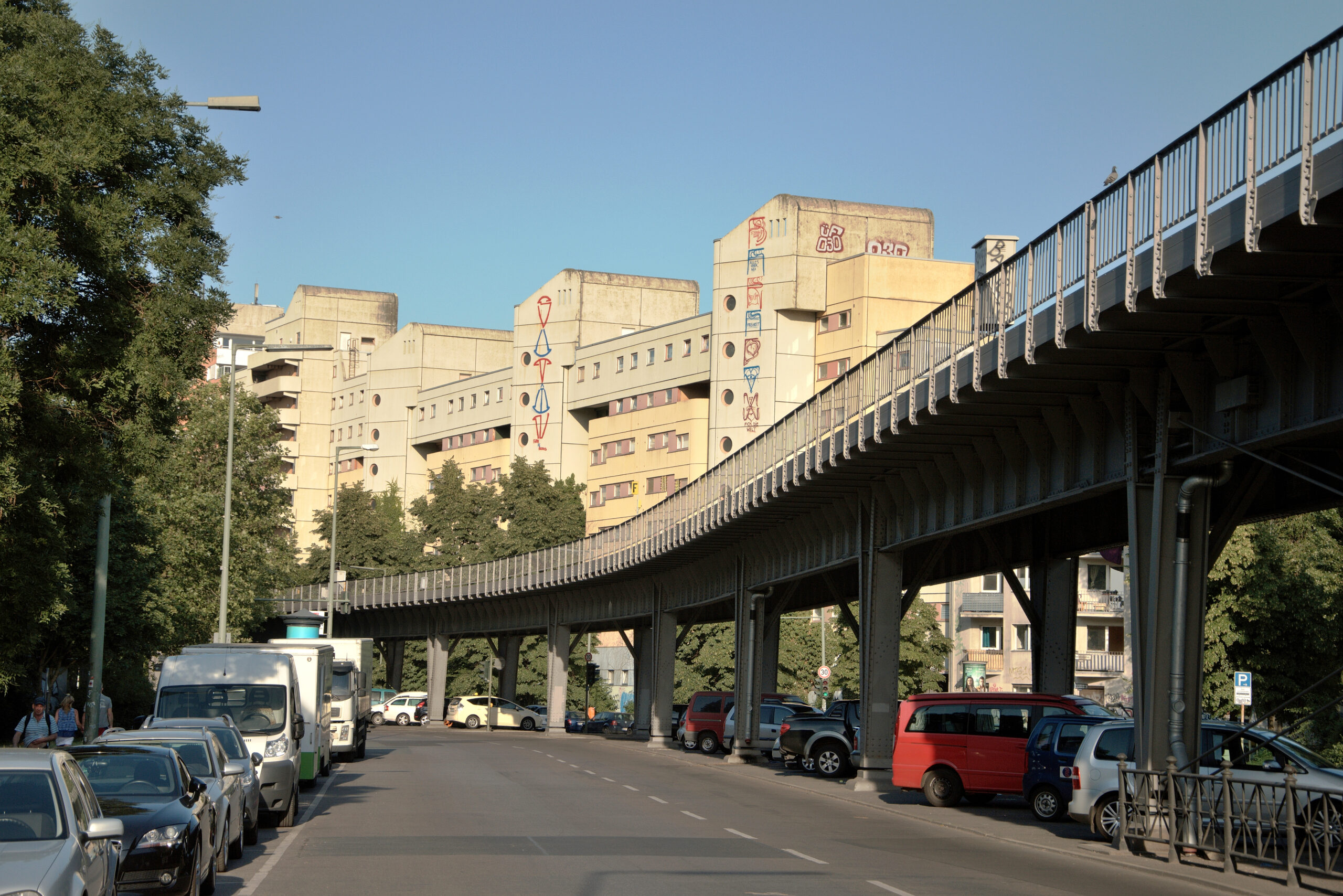 berlino est, metropolitana, sopraevelevata