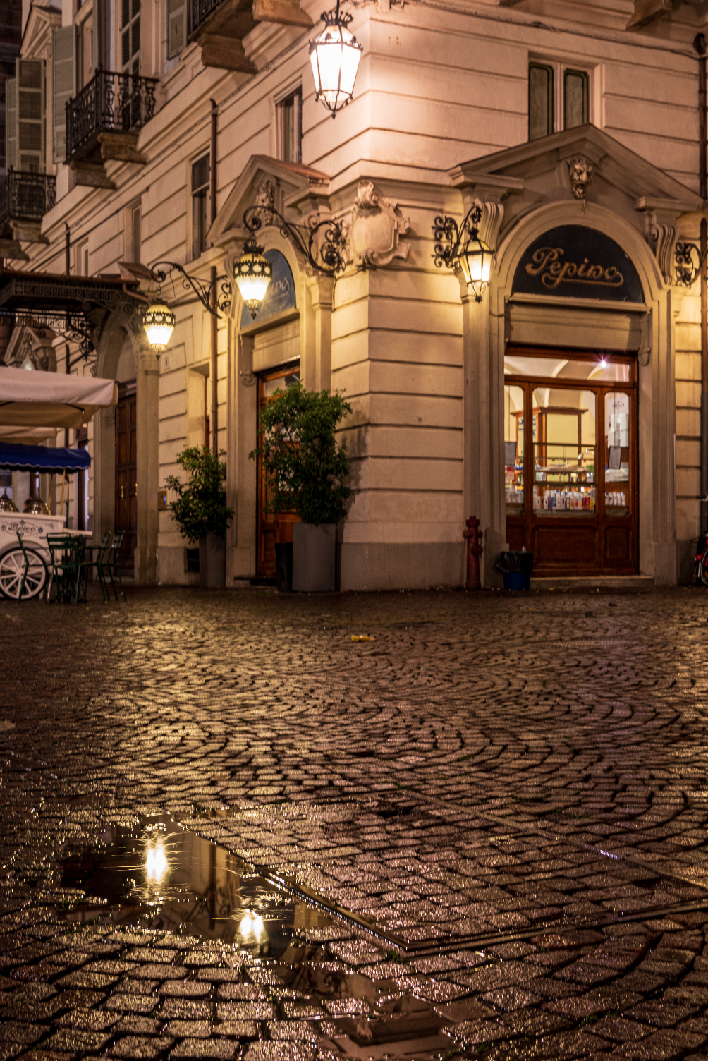 caffè, locali, pioggia