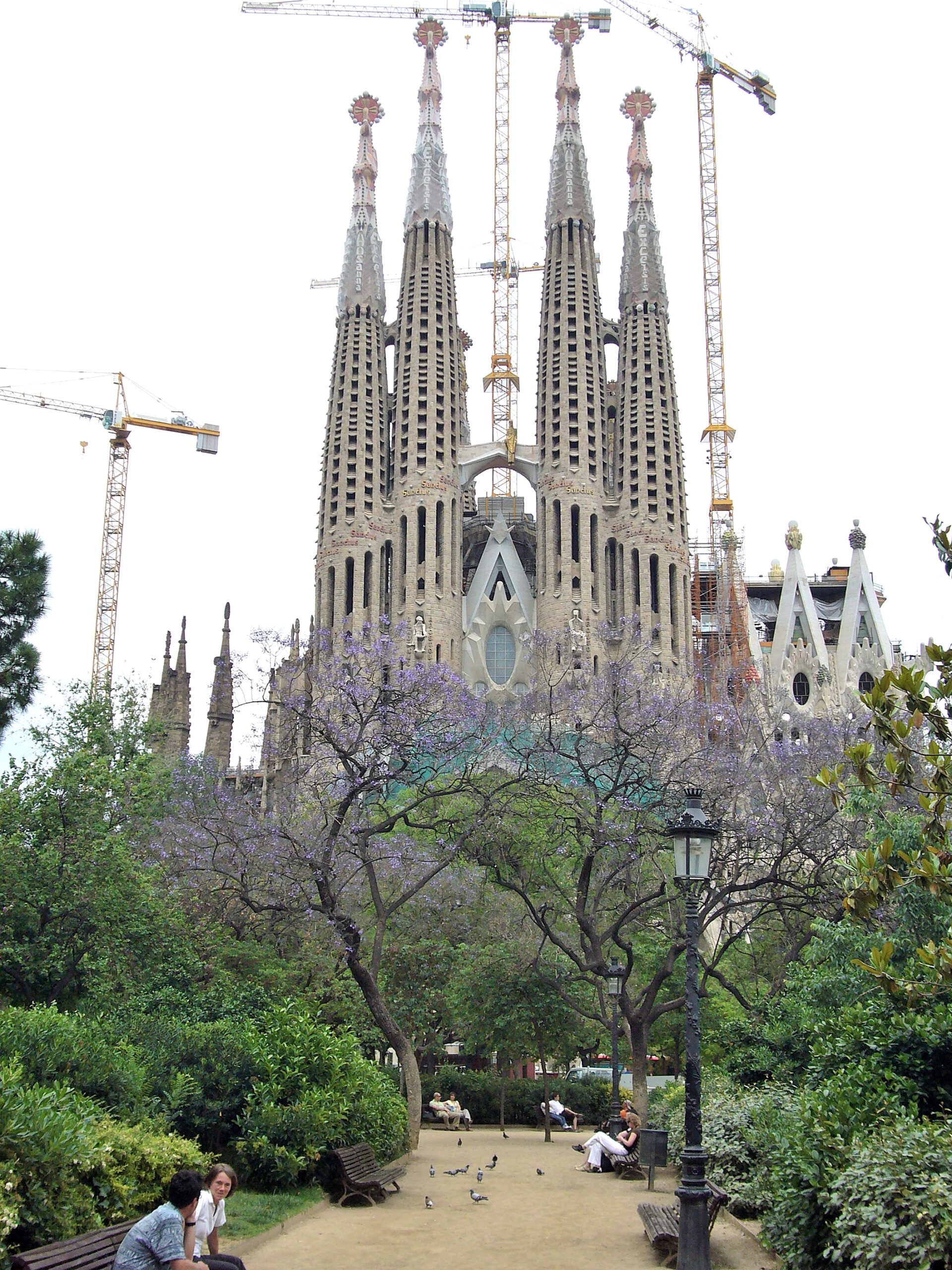 chiesa, sagrada familia, giardini