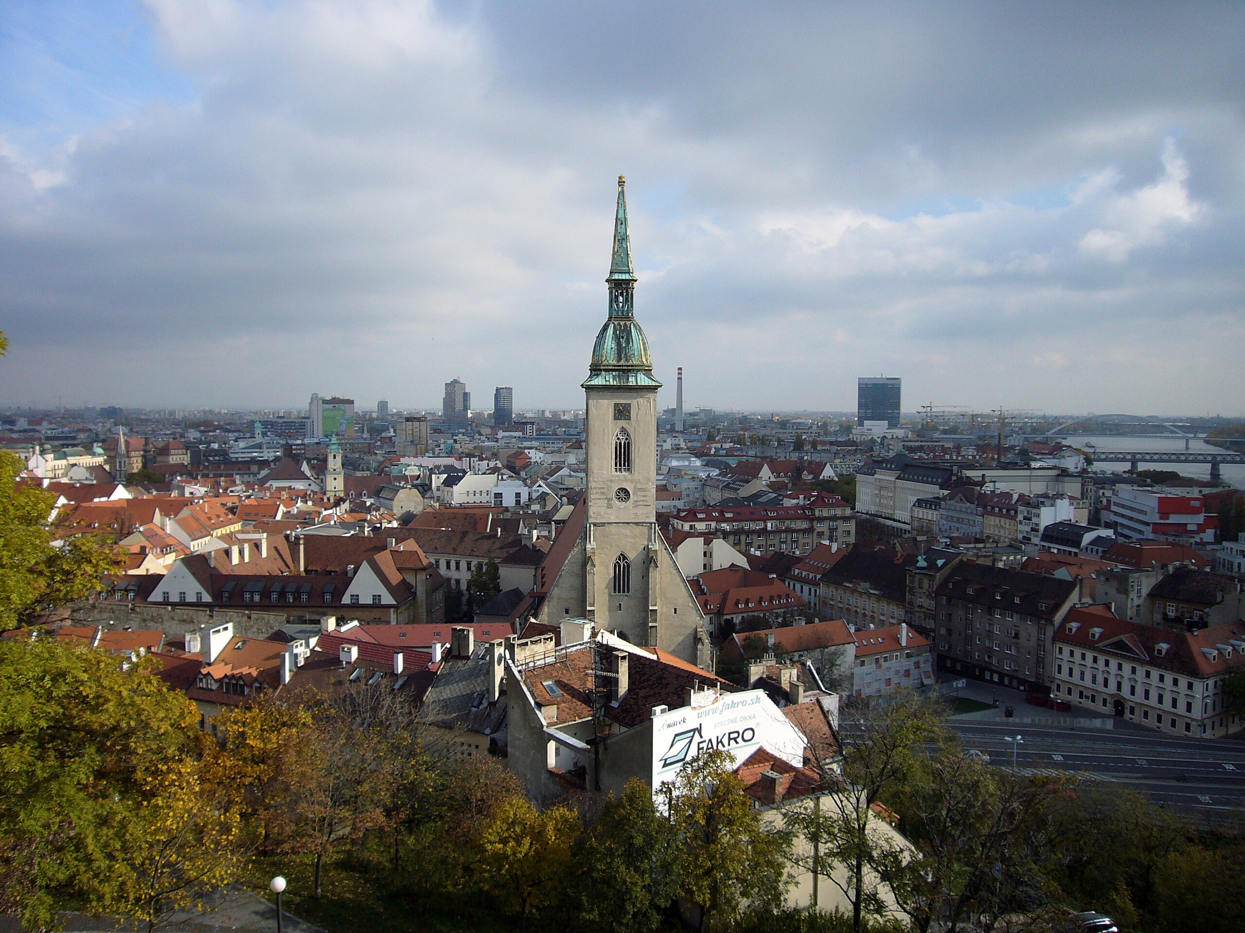 panorama, bratislava, città