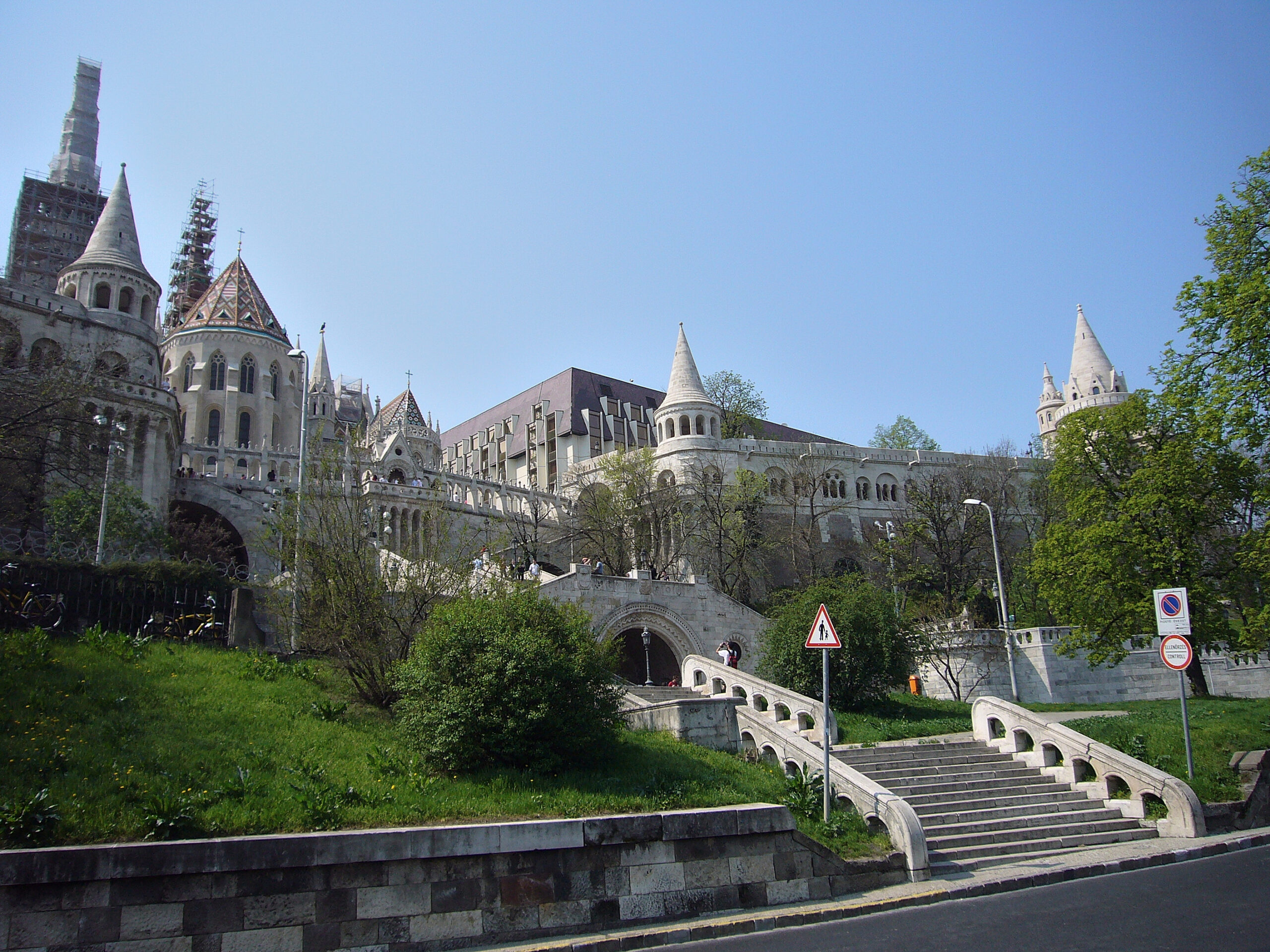 collina, castello, budapest